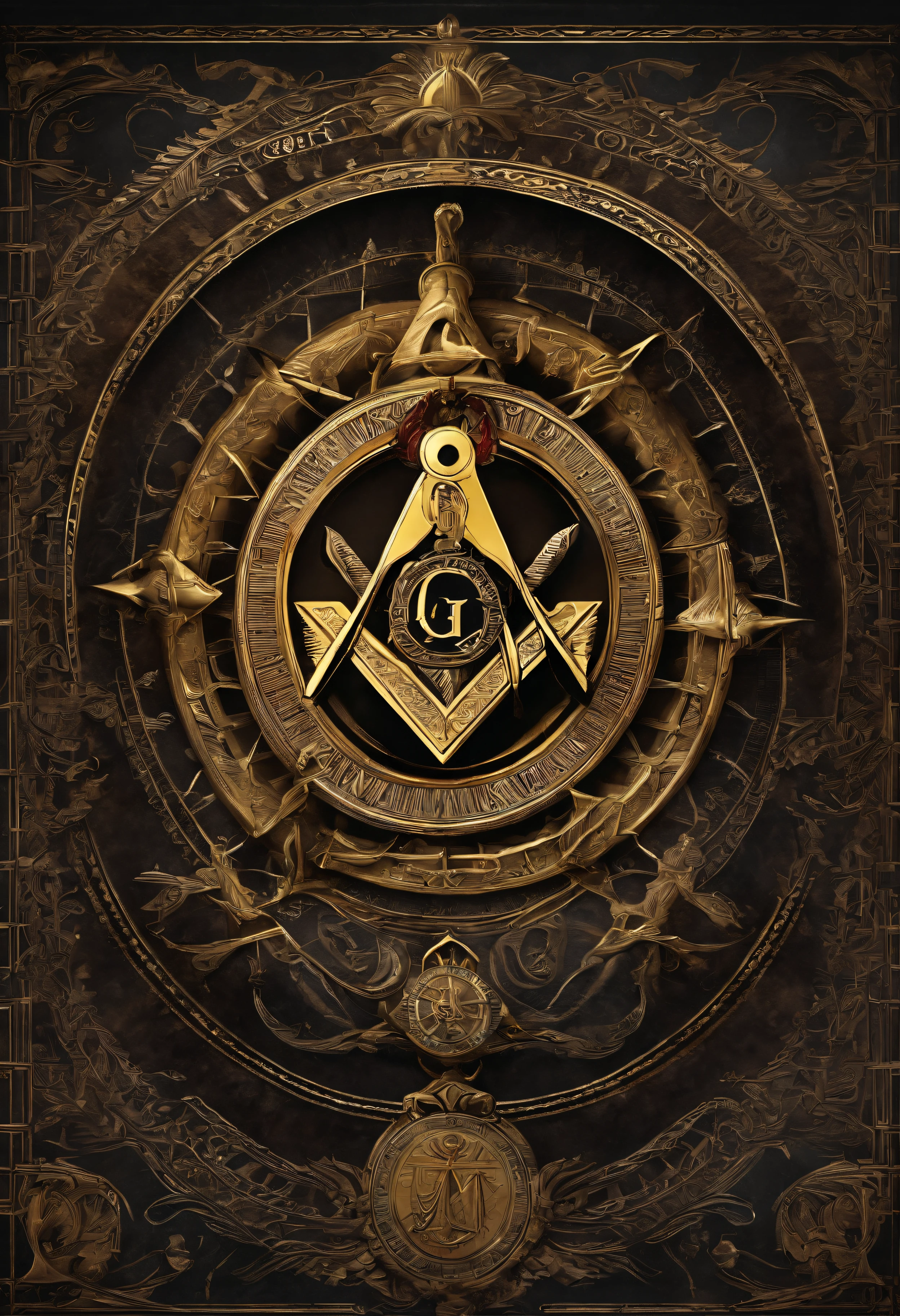 Freemason, symbols, esoteric, cyberpunk, mysticism, square and compass, G, jachin, boaz