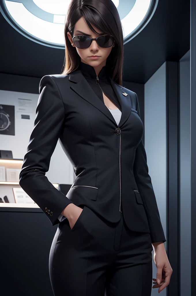(best quality,highres,ultra-detailed,realistic:1.2),a cat, dark sunglasses, spy gadgets, sneaking around, apartment, Soviet agents meeting, suspenseful atmosphere, dimly lit room, secret documents, covert operation, stealthy movements, intense expressions, carefully observing, hidden microphones, encrypted messages, top-secret mission, shadowy corners, tailor-made suit, sleek and agile, professional surveillance equipment, sharp claws, keen senses, alert and focused, mysterious aura, high-stakes espionage, thrilling adventure, thrilling soundtrack, tension-filled moments, intense close-ups, adrenaline rush, gripping narrative, covert intelligence gathering, nerve-wracking suspense.