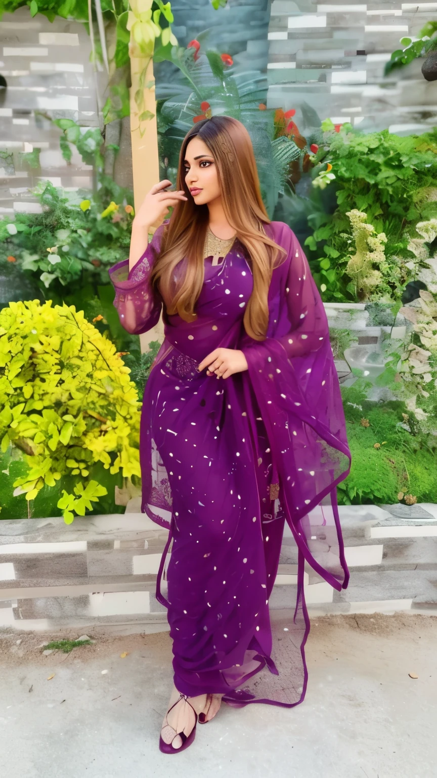 a woman in a sari posing for a picture, indian goddess, traditional beauty, indian, beautiful goddess, ornate cosplay, indian style, indian super model, beautiful maiden, gorgeous woman, south east asian with long, provocative indian, gorgeous beautiful woman, intricate outfit, hindu aesthetic, beautiful asian girl, extremely detailed goddess shot, jaw-dropping beauty, big boobs deep cleavage sexy navel, big deep cleavage, sexy indian women, massive in sexy bikni fusion full body, (full body shot), (masterpiece,best quality), hyperrealistic, hyperdetailed, photorealistic, detailed face, red lips, detailed body, detailed eye, perky , scattering surface, Big ,