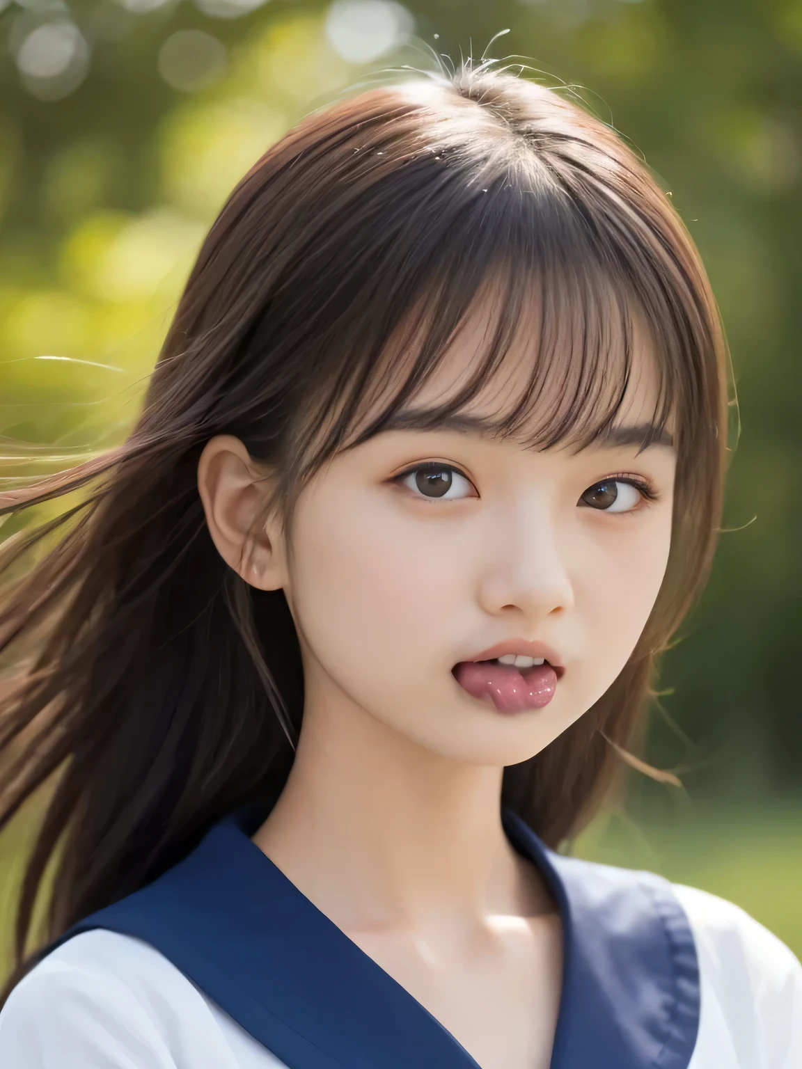 Sailor suit、Embarrassing、One beautiful woman、Detailed face、Beautiful Hands、Thin legs、(Flying debris, highest quality:1.2), 8k, Official Art, chest、cute、I can see your pants、(((8th life)))、(((Face close-up)))、((((Eyes clear in every detail)))、Pulling on skirt、 Whole Body Ezbian、Sailor suitの美しさ、Cool look、 (masterpiece) (highest quality) (Get used to it) (8k) (Cinema Lighting) (Sharp focus) (complicated)Black Hair、14 years old、、Laughter、Incredibly stupid, (beautiful girl, cute face, Turn back, Gold decoration in hair、naked、, space , Looking at the audience, Film Grain, chromatic aberration, sharp focus, Face Light, Dynamic Lighting, Cinema Lighting, Get used to itな目と顔, (cute tie、1:1.2)