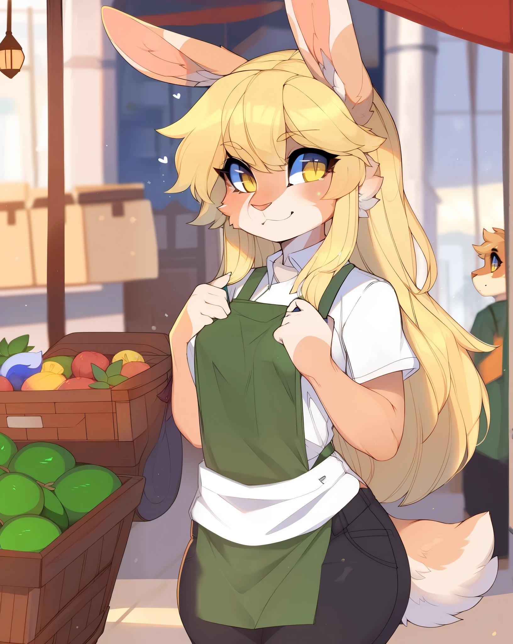 green apron