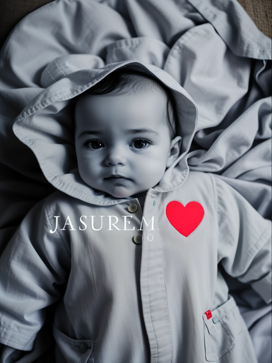 1 month old baby wears plush jumpsuit, Linen jumpsuit, baby girl