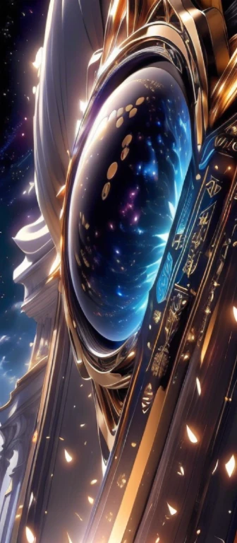 masterpiece, best quality, high quality, Very detailed CG unity 8k wallpaper, depth of field, high dynamic range,,lifelike,Very detailed, complex, high detail, universe, space, galaxy, Star, planet, astronomy, universe, Heavenly, nebula, black hole, solar system, universe射线, supernova, deep space, Astronomical object Jupiter with rings of Saturn