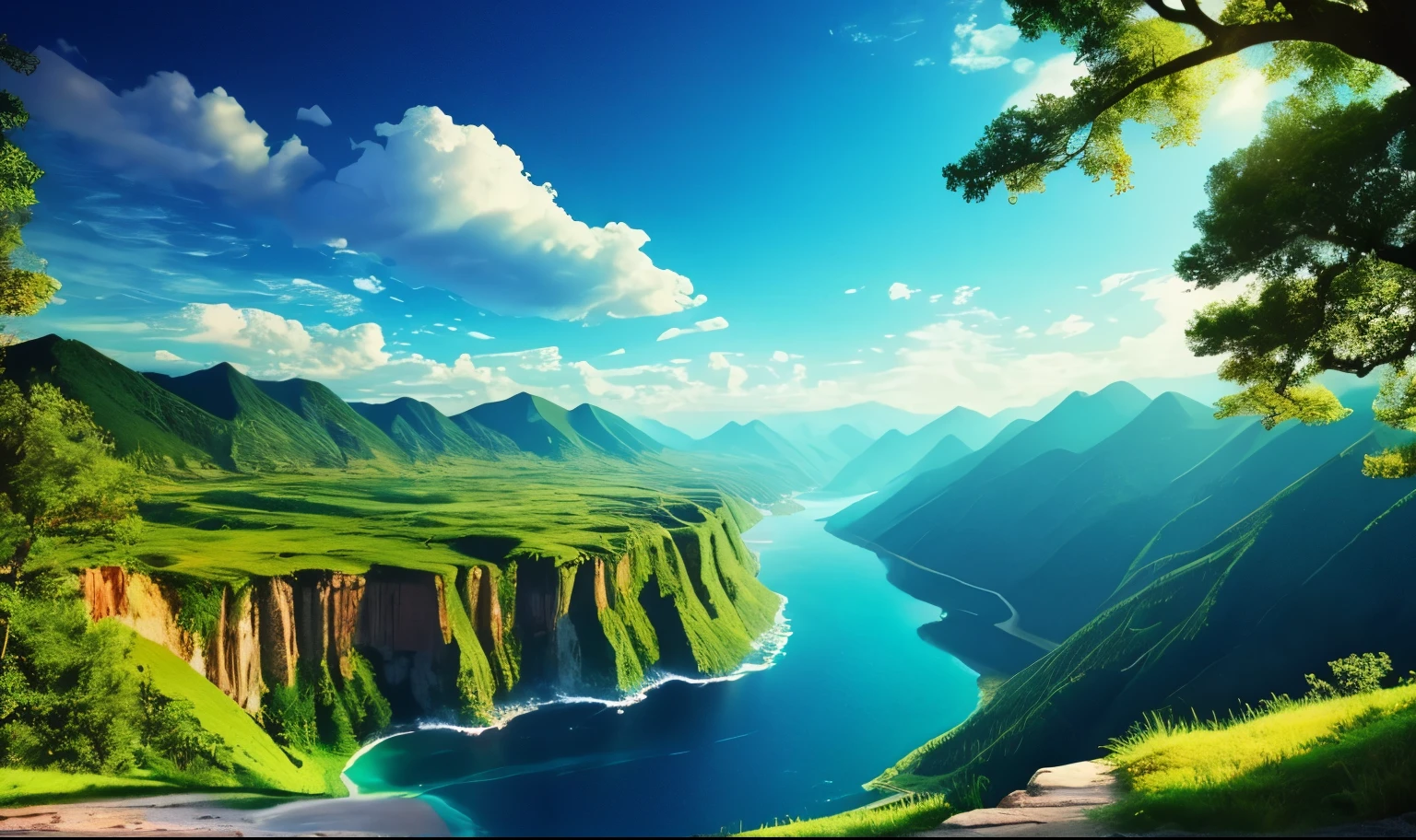 Heaven on Earth seen through nature's eyes