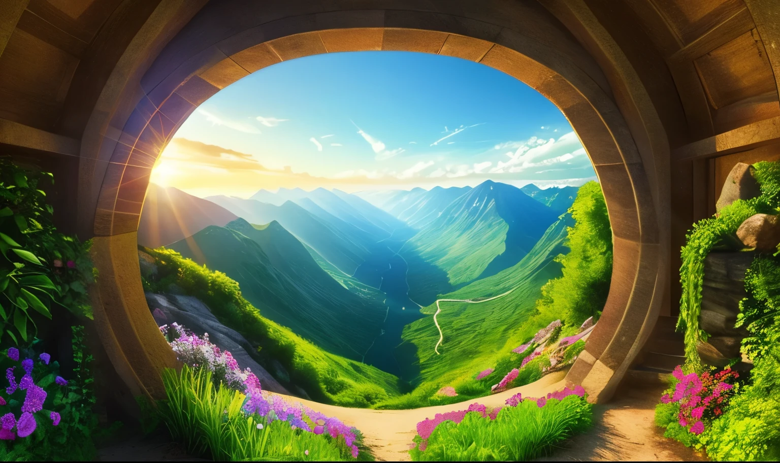 Heaven on Earth seen through nature's eyes