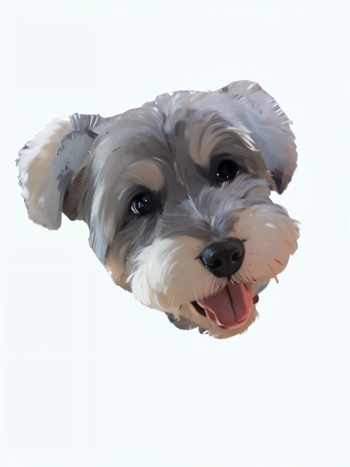 Cute dog hand drawn illustration cartoon