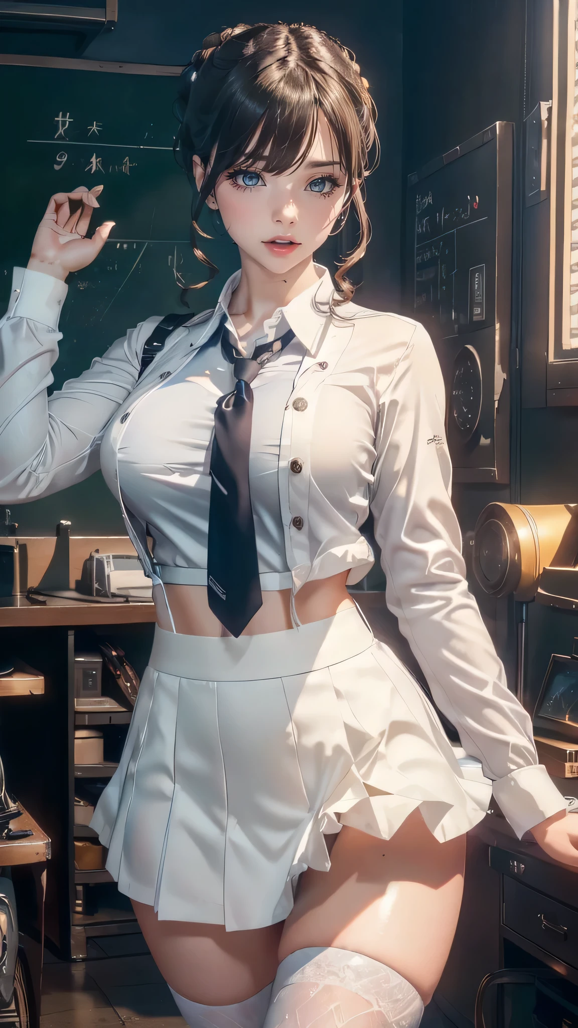 school uniform,(random place),(random sexy pose),(random hairstyle),(movie-like scene,best image quality,(8k), Super realistic, 最high quality, high quality, High resolution, high qualityな質感, high detail, beautiful, Detailed, Highly detailed CG, detailed texture, realistic facial expression, masterpiece, before, dynamic, bold)