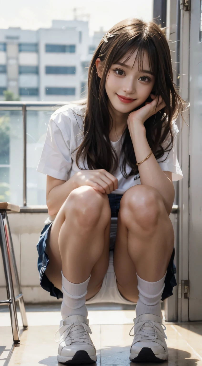 smile、I can see white panties