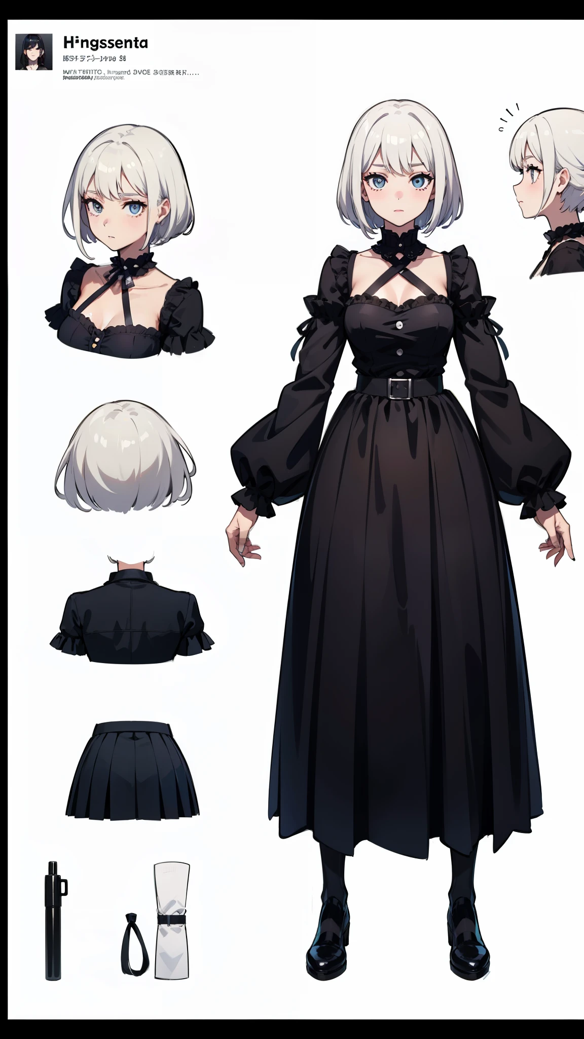 (Best Picture:1.2), (Best Quality:1.3), style,flat color, Masterpiece, highest quality, full body, looking at viewer, simple background, standing, finely detail, detailed face, full of details, highly detailed, 1girl, (mature woman), large breast, nun clothes, cleric, staff, short hair, lilac hair, puffy bangs, sharp eyes, smile