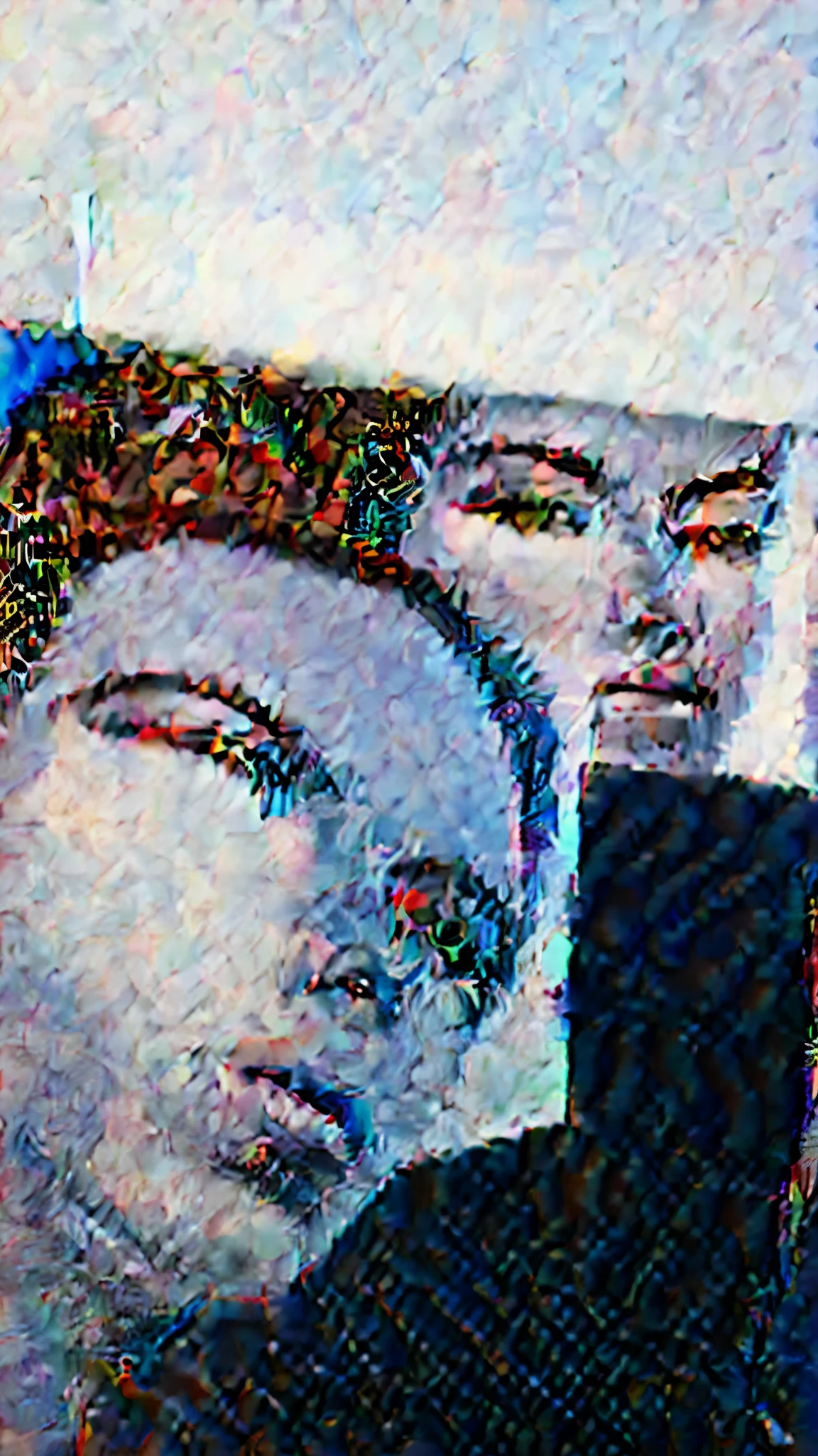 Keep the facial features details of the original image