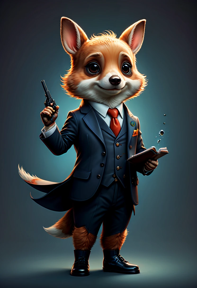 Secret Agent, by Piper Thibodeau, (best quality, masterpiece, Representative work, official art, Professional, Ultra intricate detailed, 8k:1.3)