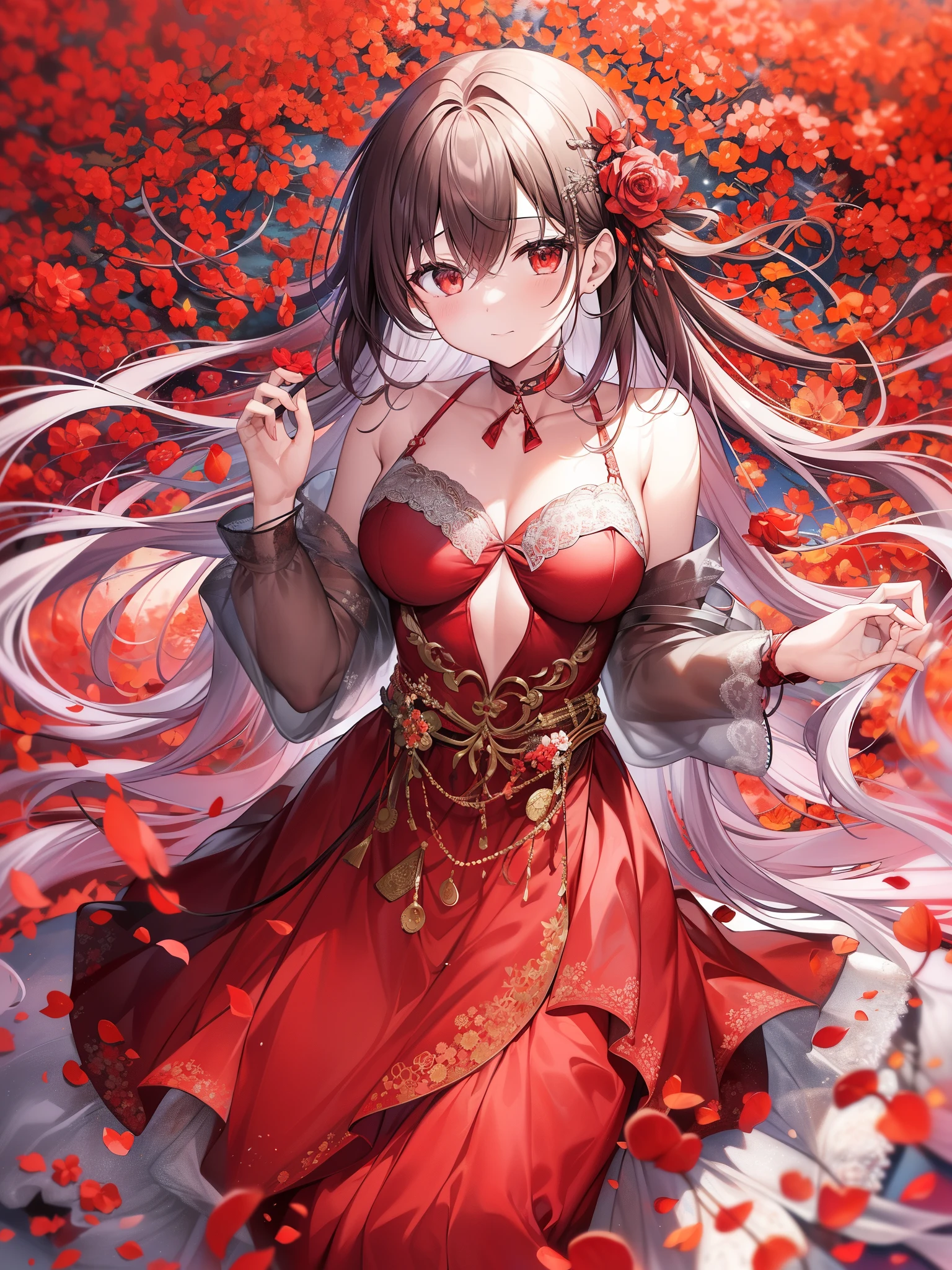 A crimson world spreads out before your eyes。In a landscape that looks like a painting、A fleetingly dancing red butterfly、passionの舞台裏へと誘っていく。The red flame is blazing、Its scorching glow colors the sky、I feel like I&#39;m in a dream。on the other hand、Red roses give off a seductive scent、The beauty woven by petals will captivate your heart.。wood々Autumn leaves spread above、Makes you feel the depth of autumn、dye the earth red。The scenery that spreads out there looks like it was drawn by the hand of an artist.、I can only admire its beauty。

on the other hand、Red blood flows as a proof of life.、lifeの息吹を感じさせる。Red cluster amaryllis has a bright red cot seems to symbolize the fragility and beauty of life.。The petals of red spider lilies bloom like a red carpet.、The deep meaning hidden within touches my heart.。In this red hue、passion、life、And transience intersects、It feels like we are playing one beautiful symphony.。While being surrounded by this bright red world、My heart trembles with emotion and excitement。




