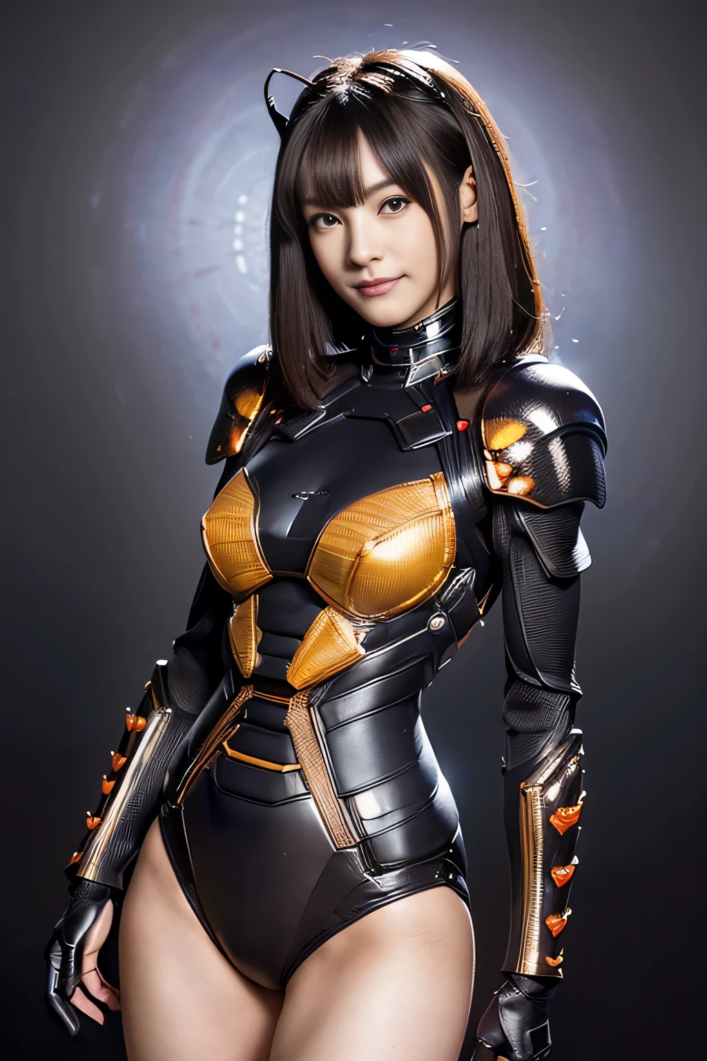 (High resolution,masterpiece,highest quality,Very detailed CG, anime, official art:1.4), realistic, photograph, amazing detail, everything is complicated, shiny and glossy,Amazing number of layers, 8K wallpaper, 3D, sketch, cute, figure,( alone:1.4), perfect female proportions,villain&#39;s daughter, (Fusion of dark brown cockroach and lady:1.4), (brown cockroach woman:1.2), (brown cockroach woman:1.2), (Fusion:1.2), (alone:1.4), (evil smile:1.2), muscular, abs, (Cockroach brown exoskeleton bio insect suit:1.4), (Cockroach brown exoskeleton bio insect armor:1.2), (brown transparent cockroach feathers:1.4), (Antennae of brown cockroaches:1.3),
