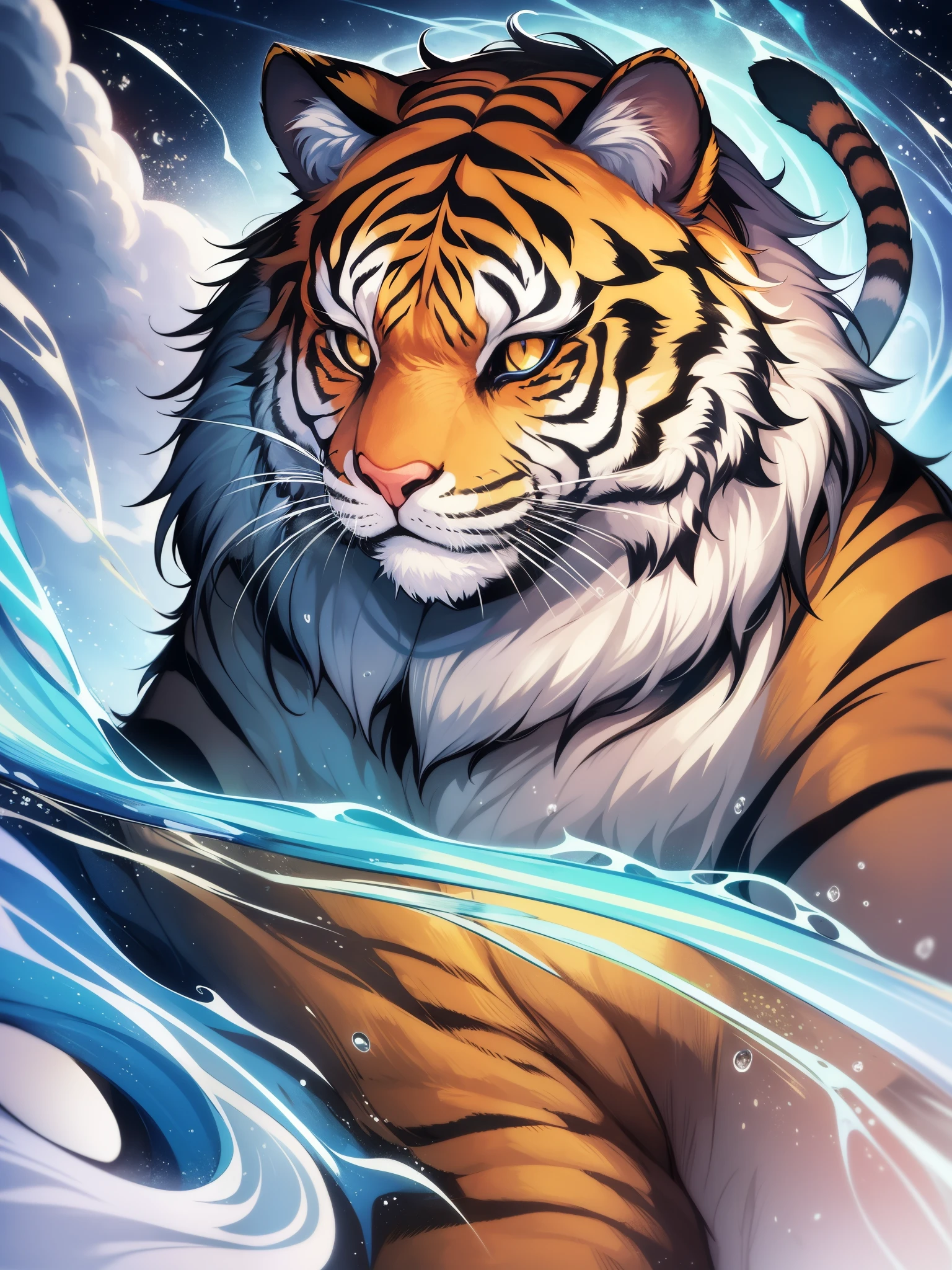Human-tiger（Jinko）What is、Transform into the form of a tiger or half tiger and half human、虎に憑依されたfriend言われる獣人（Legendary creatures）A type of。tiger man（Kojin）・Possession of a tiger（Toratsuki）・Wear Tiger (weretiger[1]) friend。性別によって虎男・虎女friend呼ばれる。There are similar legends all over Asia from India to China[2]、It is said that even in Japan, where tigers do not live, their existence was believed due to Chinese influence。

A collection of anecdotes written from the Song dynasty to the Qing dynasty in China, describing the ideals, shikai, etc.、『Taiping Hierarchy』・『The Sea of Ancient and Ancient Times』・『Chinese Dialogue』etc.「Human-tiger伝」An anecdote about a man who transforms into a tiger has been recorded。Who is the Japanese writer Nakajima Atsushi、『Chinese Dialogue』During「Human-tiger伝」Do an interview with a novel『Tale of the Mountain and the Moon』It depicts the sorrow of a talented person in his hometown by writing。

Magan Gadungan in Java, Indonesia (magan gadungan) というtiger manの伝説がある。Although there are various opinions、「Ngelum Gadungan」の魔法の儀式によって眠っている人の魂が体から抜け出して実体化されるとするものや持っている人間の親指ほどの大きさも無い腰布を夜に腰に巻くことで魔法が発動されるfriend言われている。When that magic is triggered、The body became huge, and the whole body was covered with yellow and black tiger stripes, and eventually became the shape of a tiger、Attacks and eats people in the middle of the night。But、This lifted the curse of those who became tigers、It is said that those attacked in their place will receive the curse, survive, transform into tigers, and search for the next victim。There is no indentation on Magan Gadungan's upper lip、It is said that it is possible to search for it[3]。

In the Malay peninsula、Tiger Possession Attacks Livestock、I especially like chickens。Because of this、People suspected of being possessed by tigers since ancient times were made to take emetic medicine、It is said that if you spit out your feathers, you were executed by neighbors and villagers for being possessed by a tiger[4]。

In India、There is a legend of a tiger woman who attacks men bathing in the river、It is used for subjects such as paintings。

Alsoヨーロッパでも、tiger man間 (man tiger) There is a fictional animal whose torso called a tiger has a human head sticking out of its forehead、紋章etc.用いられた[5]。Also、There is also an idea to look for the prototype of the monster Manticola that was believed to live in India and the legend of the Tiger Possession（The theory of Pausanias in the 2nd century）。

An animal in the cat family possessed by a human and left part of that animal or human form(Werecat/Workcat)There are anecdotes and legends all over the world about transformation。ヨーロッパからロシアではCat憑き（Cat）、アフリカではLeopard憑き（Leopard）・jackal憑き（jackal）、北アメリカには山Cat憑き（山Cat）、南アメリカにはjaggers憑き/jaggers人間（jaggers）There is a story about。