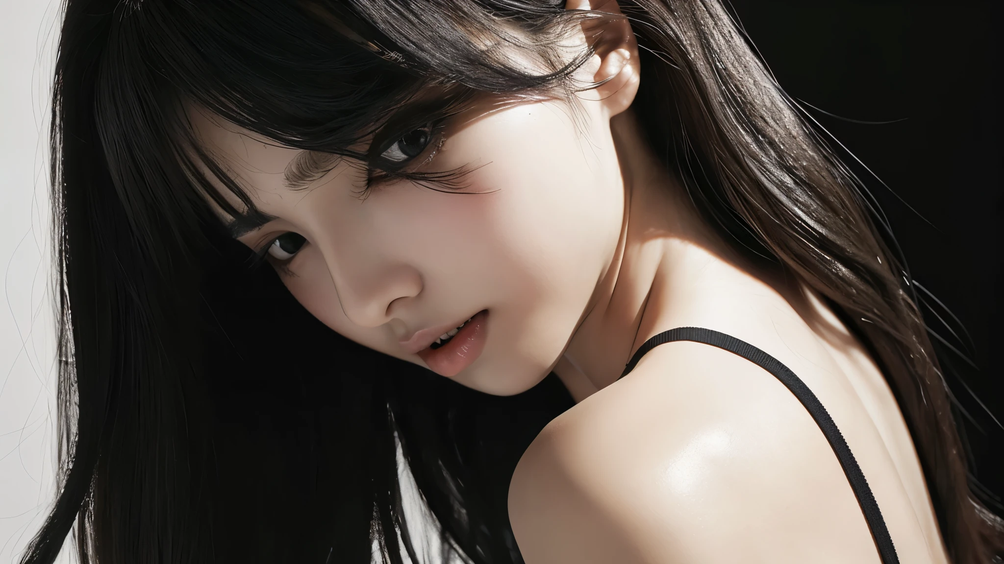 moaning in pain, feeling pain, tears flowing, sore, crying of pain, Bust Botox, sleeping beauty lying on her back, wet skin and hair, hard tits, dark blonde hair, long straight hair,. (white shirt, Parte inferior do corpo new, Torn, mid-chest torn shirt, witheout panties, covered shirt Live ass), Asian youth, perfectbody, avo (perfectbody, small to), fashion photorealism, Sysie details in high definition, fot, sharpening, unique 850 4, Koda850k Portrait Camera, F1.6 lenses, rich colour, hyper realistic texture, spectacular light texture, SurrealArt, Cinestil 800 fashion mechanism, scared and crying, covered in tears, obeying the pain, moaning in pain, grimaces of pain, new, Semi-nude