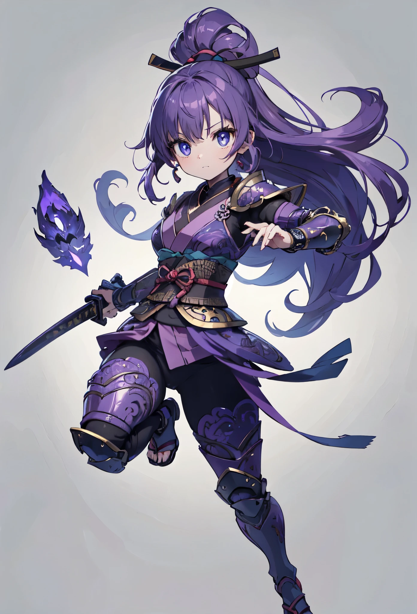 ((Highly accurate drawing in every detail)Extremely precise depiction)[High resolution],(detailed illustrations,とてもfineで緻密な描画,Delicate drawn lines with tempo,Realistic texture expression),[color traced main line],(fantasy world battlefield background [burning castle]),(GIRL ROBOT 16yo (purple scorpion[METALFACE[clear lenticular iris]]) (SKINNY)) [WEAPON MACHINE],((NINJA Sengoku Armor))[Stall],[[poisonous scorpion pattern]],[Use a ninja sword as a weapon],[[Mobile Weapon Gigant Size][science fiction mechanical]],[Clear purple translucent shell that covers the body surface],(intricate and beautiful decoration [Dense detail]),[transparency],(Precisely drawn face),((Precisely drawn eyes))[完璧な目のdetailed((Beautiful eyes like jewels)Iris drawn in precise detail)[clearly drawn pupils]],(eye light[Pinpoint lighting for the eyes]),[long and beautiful eyelashes],[precisely drawn hair [美しく艷やかな髪のdetailed]],(完璧な手のdetailed [Beautiful fingers with no damage [beautiful nails]]),(perfect anatomy(perfectly balanced proportions))[[full body portrait]],[ideal color coordination(Accurate simulation of light and material interactions)],([precision detail](detailed,高fine)),[Visual art that tells a story],((highest quality)fine[[High density drawing]])(4K quality).