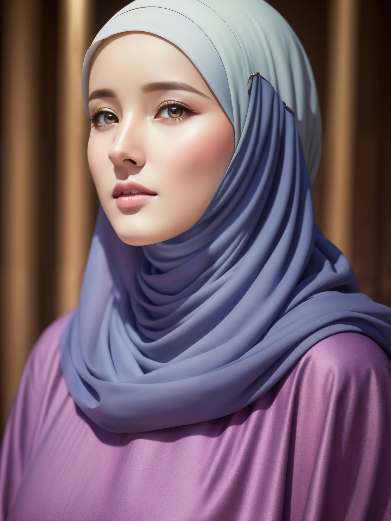 1girl, solo, beautiful face, high detailed realistic eyes, double eyelids, high detailed realistic pupils, (upon body from head to waist:1.36), (wearing hijab:1.37), (moslem headscarf:1.37), reading glasses, sitting alone on a long chair, amazing mosque park background, taj mahal, best quality, masterpiece, highres, black and white moslem female dress, Beautiful face, (upon body from head to waist:1.35), tyndall effect, photorealistic, dark studio, two tone lighting, 8k uhd, dslr, soft lighting, high quality, volumetric lighting, candid, Photograph, high resolution, 4k, 8k, Bokeh, (hyperrealistic girl), (illustration), (high resolution), (extremely detailed), (best illustration), (beautiful detailed eyes), (best quality), (ultra-detailed), (masterpiece), (wallpaper), (photorealistic), (natural light), (rim lighting), (detailed face), (high detailed realistic skin face texture), (anatomically correct), (heterochromic eyes), (detailed eyes), (sparkling eyes), (dynamic pose), (hair completely covered by the hijab:1.35), looking to viewer