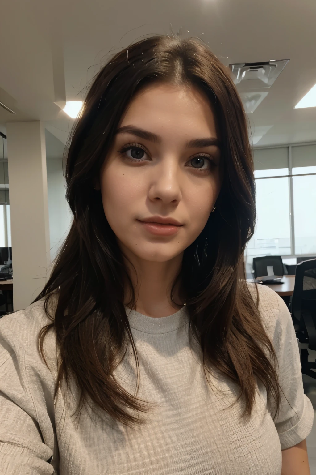 woman named Bianca 25 years old business environment,clothes business suit, professional not sexy