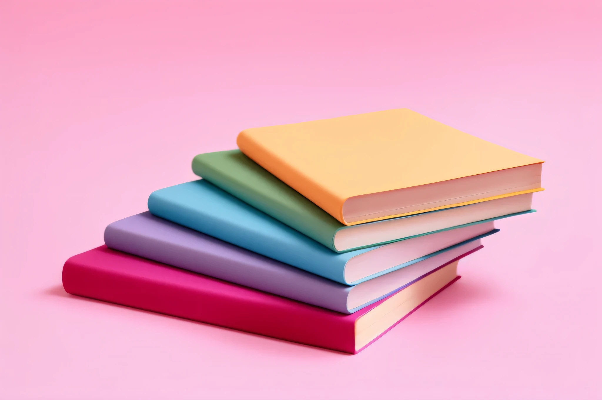 several books stacked on top of each other on a pink surface, colourful books, textbooks and books, library books, colorful aesthetic, piles of books, colorful pastel, stacks of books, lots of colors, filled with books, pink and blue colors, various colors, pastel colors only, stack of books on side table, lots of pastel colour, vibrant pastel colors
