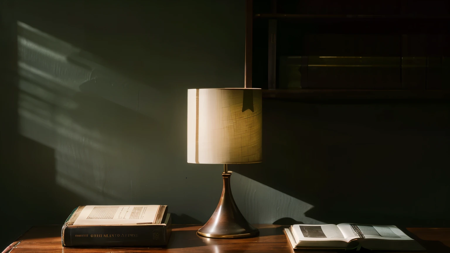 (8k, masterpiece,best quality), Ultra-detailed, beautiful details, lifelike, There is a real book on the table in the middle of the picture,There is a bookmark arrow in the upper right corner,surrounded by olive leaves,coffee,sofa,Soft sunshine,shadow,Light gray coarse sand texture,Recommended on Douban, Awards, Flat and simple, Material Design, There is a gradient, Nordic literary style,depth of field,16:9