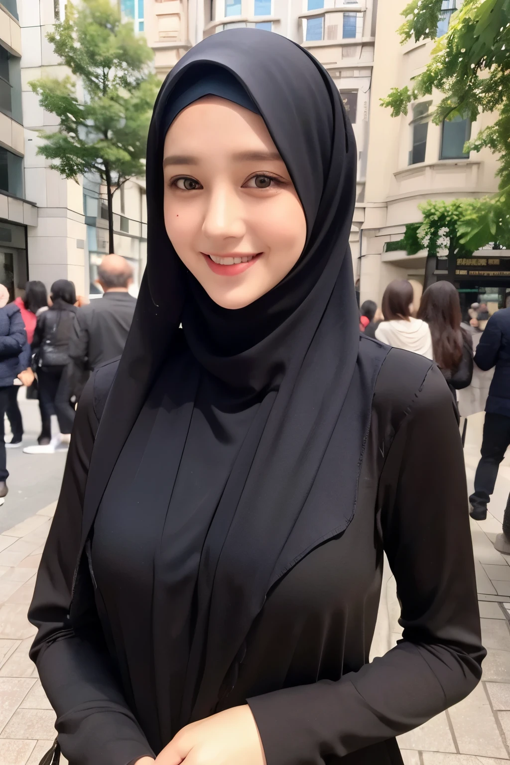 ((Best quality, 8k, Masterpiece :1.3)), 1girl, smiling, full body, slim face, Pretty woman, Ultra-detailed face, Detailed eyes, Double eyelid, blur background, slim face, cleavage, big tit, lay down, bad, shy face, o face, hands up, spread leg 