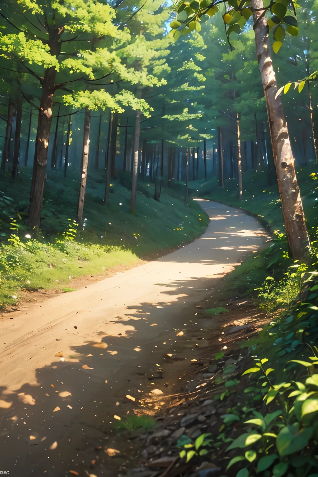 small dry, dense forest