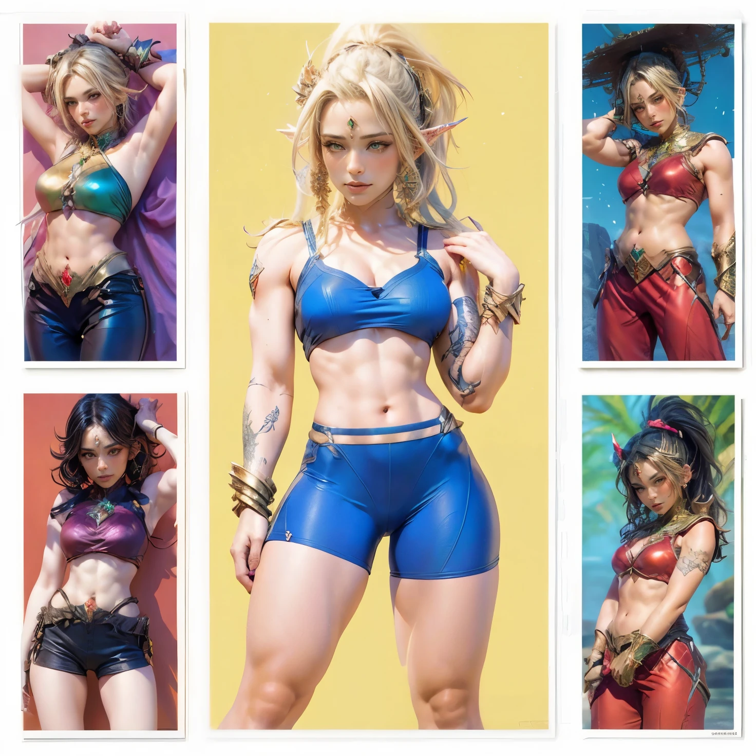 mulher musculosa, Asgard, Valkyrie，Senhora Cavaleiro，Anatomia correta，epic fantasy digital art，obra-prima，8K，Realistic colorful body with high definition resolution, Qulidade Superior，, epic composition,