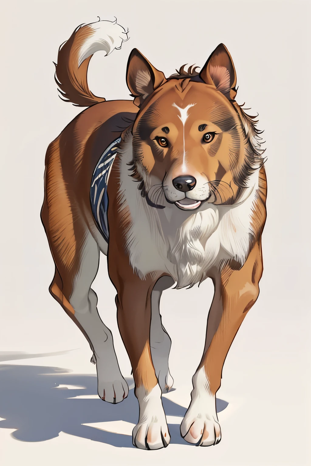 (fur:1.5), (fuzzy:1.5), (by marjani), (by sabuke), solo, (feral:1.6), CANINE, sidewalk, forest pond, legs in water, brown wolf, long fur, very fluffy neck, thick tail, long snout, long ears, short stubby body, ((huge butt)), anatomically correct, (detailed lips wrinkle), female, raised tail, rear view, full-length portrait, morning, absurd res, in heat, (gaped anus), raise butt, (posing for viewer), cute pose, eager, looking at viewer, one leg up, nsfw