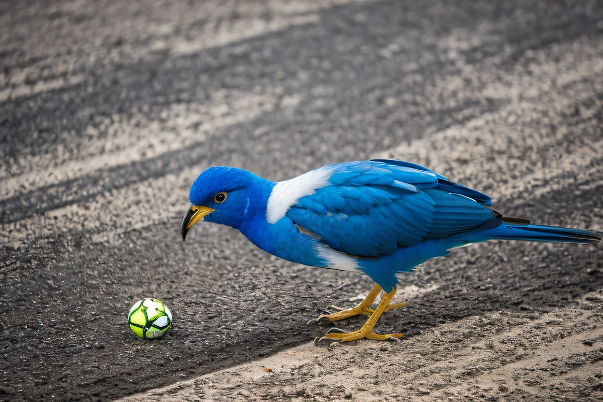 blue bird flying