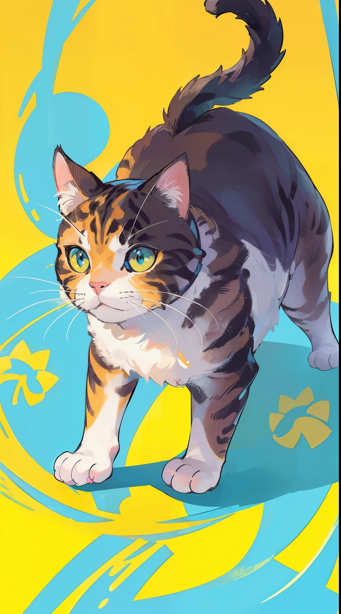 (32k), (((background of many cat))), (((bright background))), (beautiful world), (cute world), no-human,