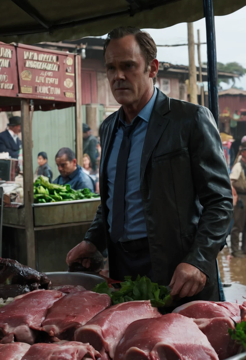 Agent of S.H.I.and.L.d,domestic 007,dr. darwin West,wet market,Pork stalls