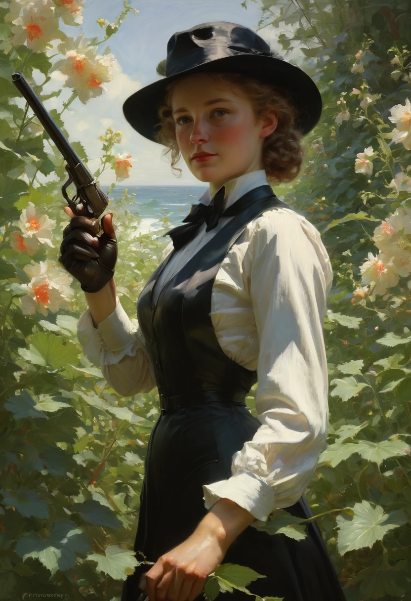Secret Agent by James Gilleard, best quality, masterpiece, Representative work, official art, Professional, Ultra intricate detailed, 8k