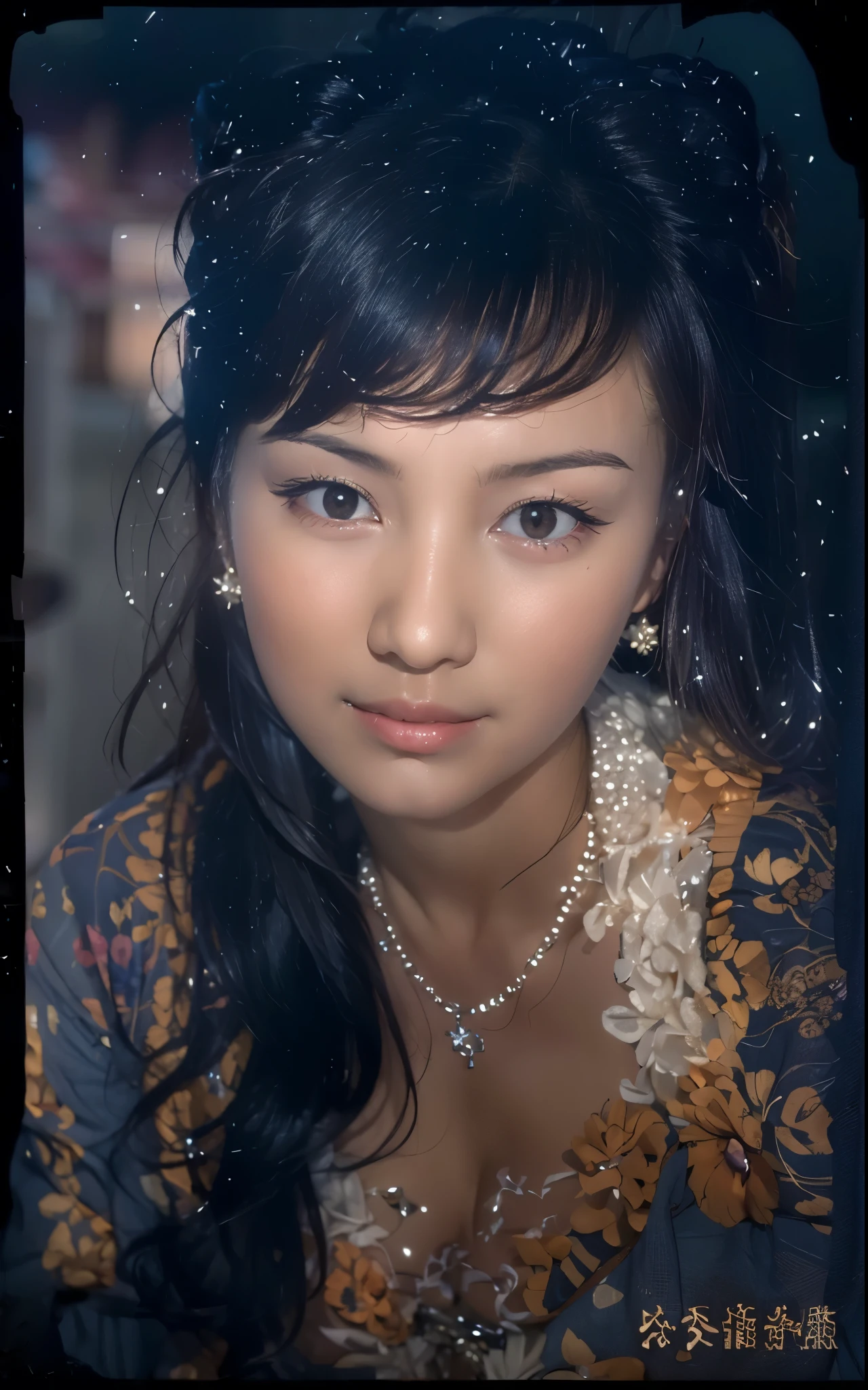 (((Pixel perfect, Perfect details))), alone, 1 girl, yuigahama yui,  Close-up of beautiful bride wearing beautiful wedding dress,Gurwitz, (bridal veil:1.5），（transparent short veil：1.5），blush，eye shadow，Blushing face，Head flower，headgear，bouquet，（tube top wedding dress：1.5），（silk dress：1.2）,（strapless wedding dress：1.5）,pure white dress，necklace，earrings，(large breasts:1.3)，Bangs，lipstick，（White long elbow gloves：1.4）,full-body shot,High-detail RAW color art,White long skirt，There is only one railway track in the whole body，(standing on the railroad tracks:1.3),18 years old, （long twintails：1.5）,(double bun:1.5), black hair