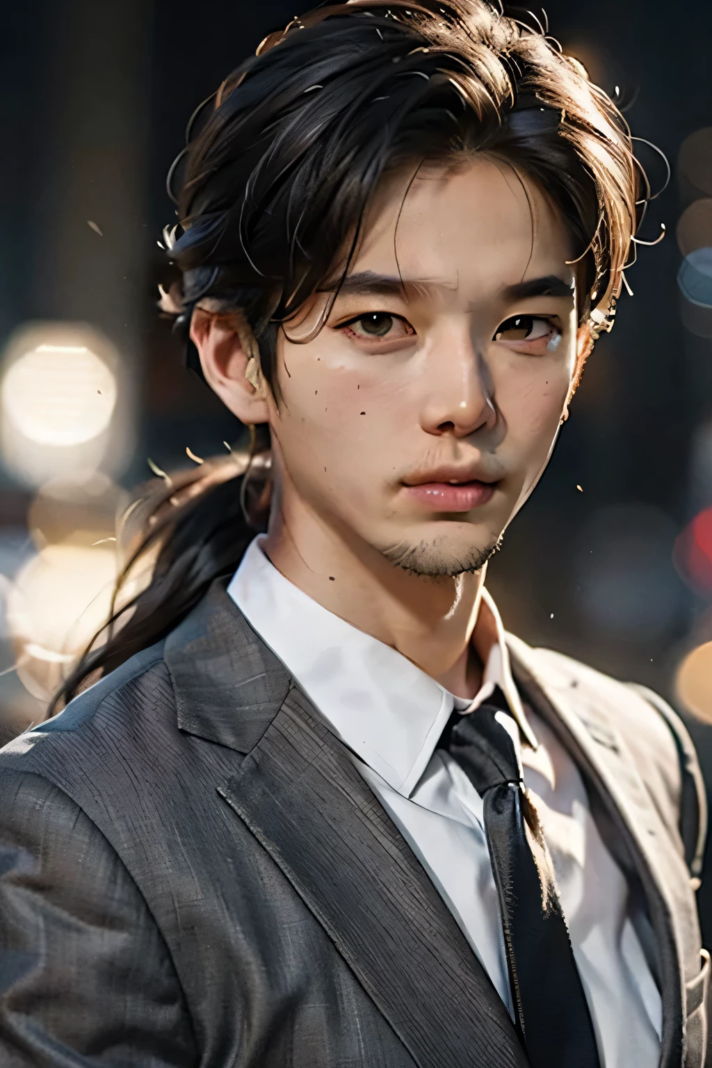 realistic,Handsome Thai man