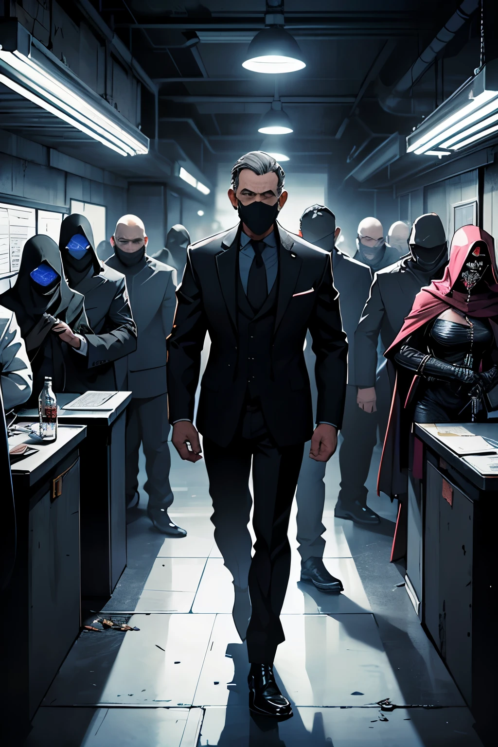 In the grim underworld, criminal syndicates thrive unchecked, their influence expanding into every corner of society. Dark figures, cloaked in suits, manipulate deals and forge alliances in dimly lit rooms, their network weaving an intricate web of power and control.

Corrupt politicians are bought and sold, their backroom dealings legitimizing the criminal's grip on the city. Meanwhile, clandestine operations in the underground economy feed the insatiable hunger for ill-gotten gains. Fear and intimidation are their weapons, used to silence dissent and maintain their ironclad rule.

The once law-abiding citizens are now caught in the crossfire, marginalized