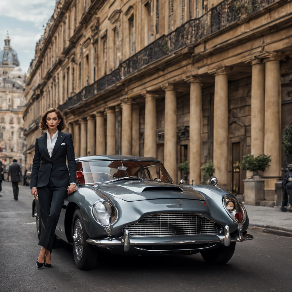 (best quality,4k,8k,highres,masterpiece:1.2),ultra-detailed,(realistic,photorealistic,photo-realistic:1.37),international spy,action-packed adventure,James Bond,exclusive locations,sophisticated gadgets,deadly missions,high-stakes,fast-paced,chase scenes,explosions,secret agent,spy gadgets,advanced technology,undercover operations,stealthy maneuvers,intrigue,espionage,exotic cars,beautiful Bond girls,elegant tuxedos,martini,shaken not stirred,dangerous villains,iconic theme music,deadly weapons,intense action sequences,high-tech lairs,suspenseful plot twists,heart-pounding moments,unpredictable turns,impeccable style,breathtaking landscapes,stunning visual effects,riveting storytelling,stylish cinematography,vibrant color palette,atmospheric lighting