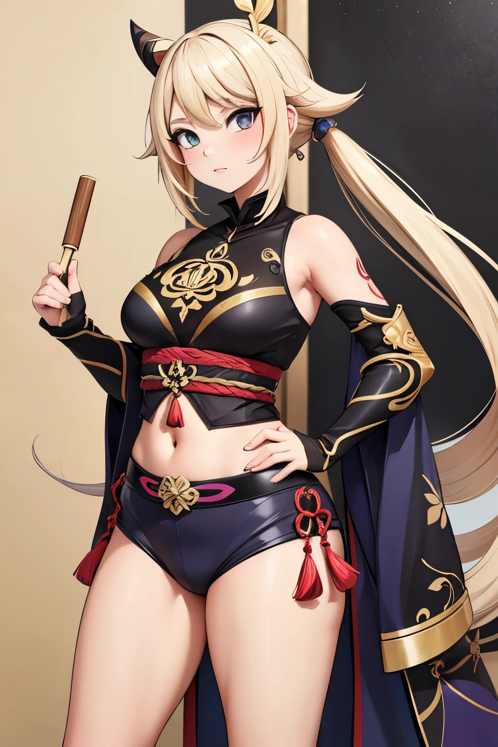 Estilo genshin,  curvado pequeno, official artework, uma pintura pendurada na parede, parede linda, esplendor dourado, CG, arte