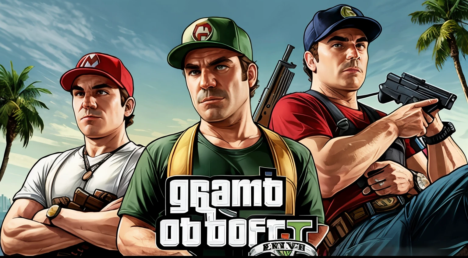 gta 5 loading screen with super mario