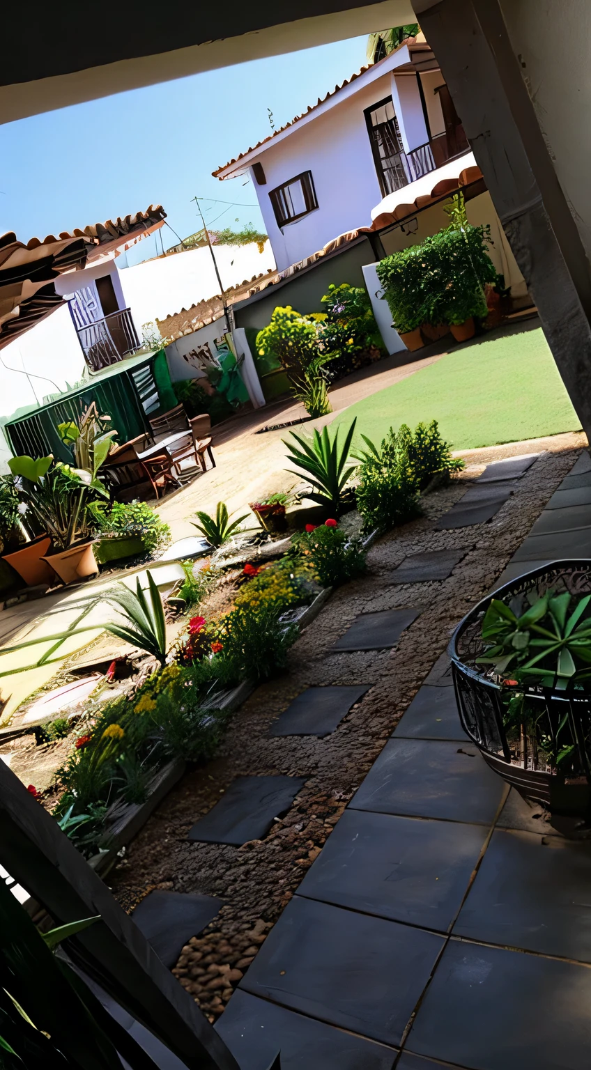 casa, jardim