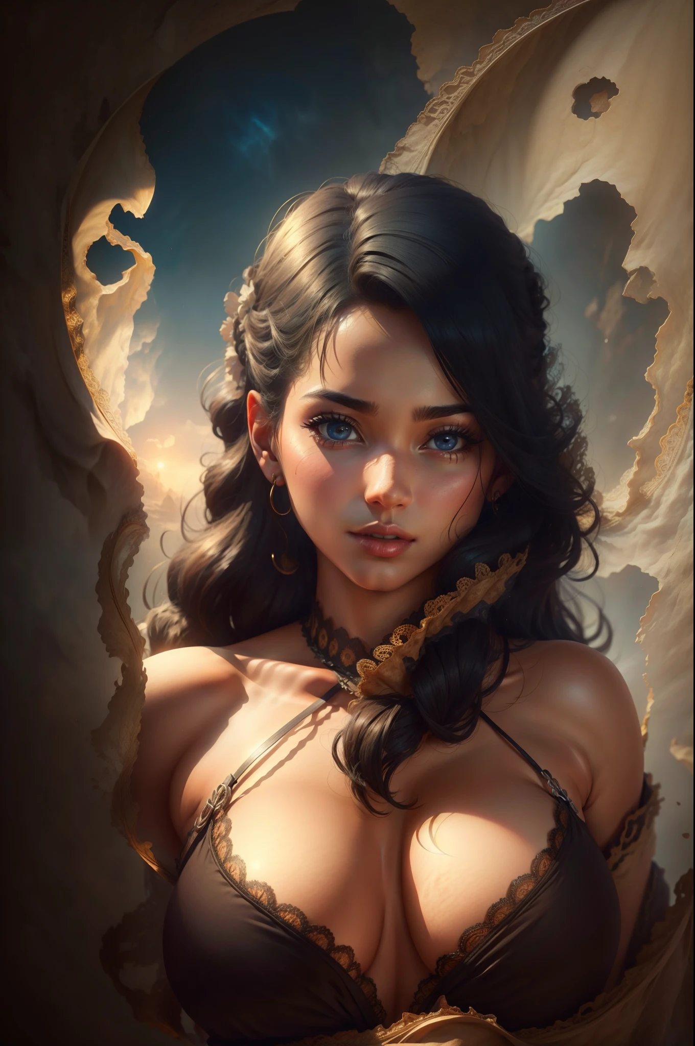 A realistic image of an Afghanistan,girl that is natural, bright, realistic, big breasts., depth of field, god rays, multiple views, modern, UHD, textured skin, high details, best quality, anatomically correct,,,,3d,,8k,,