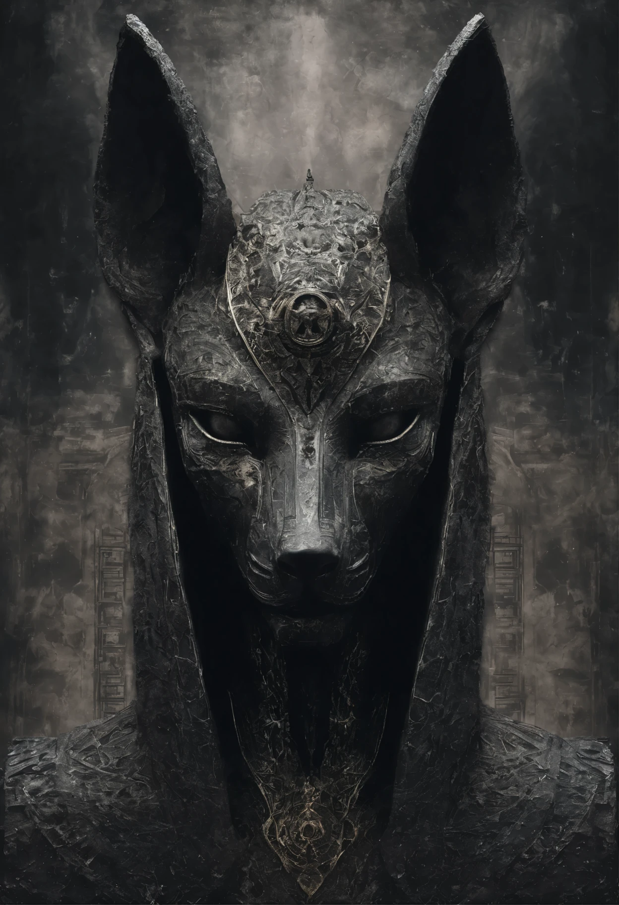 Anubis, Cosmic Gray, Estranhamente, horrible, Cores muito brilhantes, light particles, there is a bright light, Mshiv, arte de papel de parede, papel de parede ultra HD, artistic, complexo