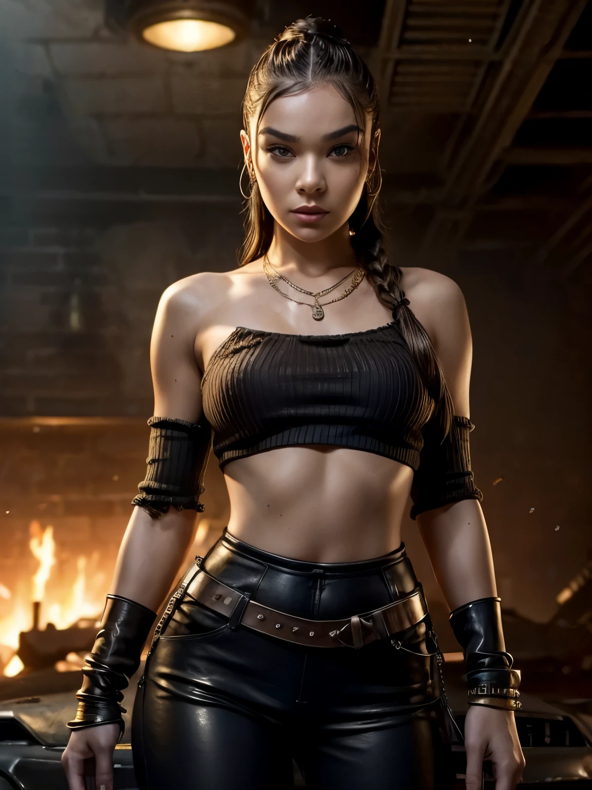 Best quality: 1.0), (super high resolution: 1.0)3D super cryptopunk warrior