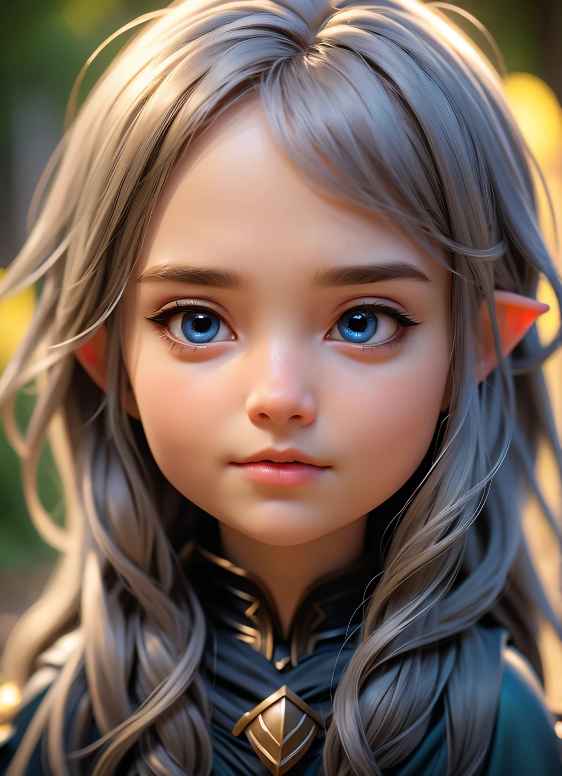 (detailed face, detailed eyes, clear skin, clear eyes), lotr, fantasy, elf, female, full body, looking at viewer, portrait, photography, detailed skin, realistic, photo-realistic, 8k, highly detailed, full length frame, High detail RAW color art, piercing, diffused soft lighting, shallow depth of field, sharp focus, hyperrealism, cinematic lighting
