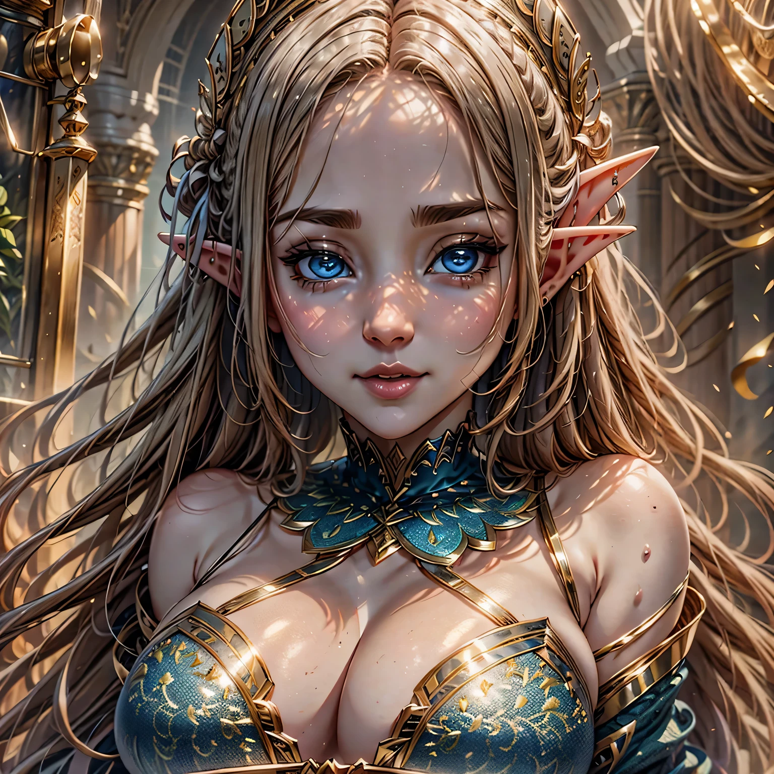 (detailed face, detailed eyes, clear skin, clear eyes), lotr, fantasy, elf, female, full body, looking at viewer, portrait, photography, detailed skin, realistic, photo-realistic, 8k, highly detailed, full length frame, High detail RAW color art, piercing, diffused soft lighting, shallow depth of field, sharp focus, hyperrealism, cinematic lighting
