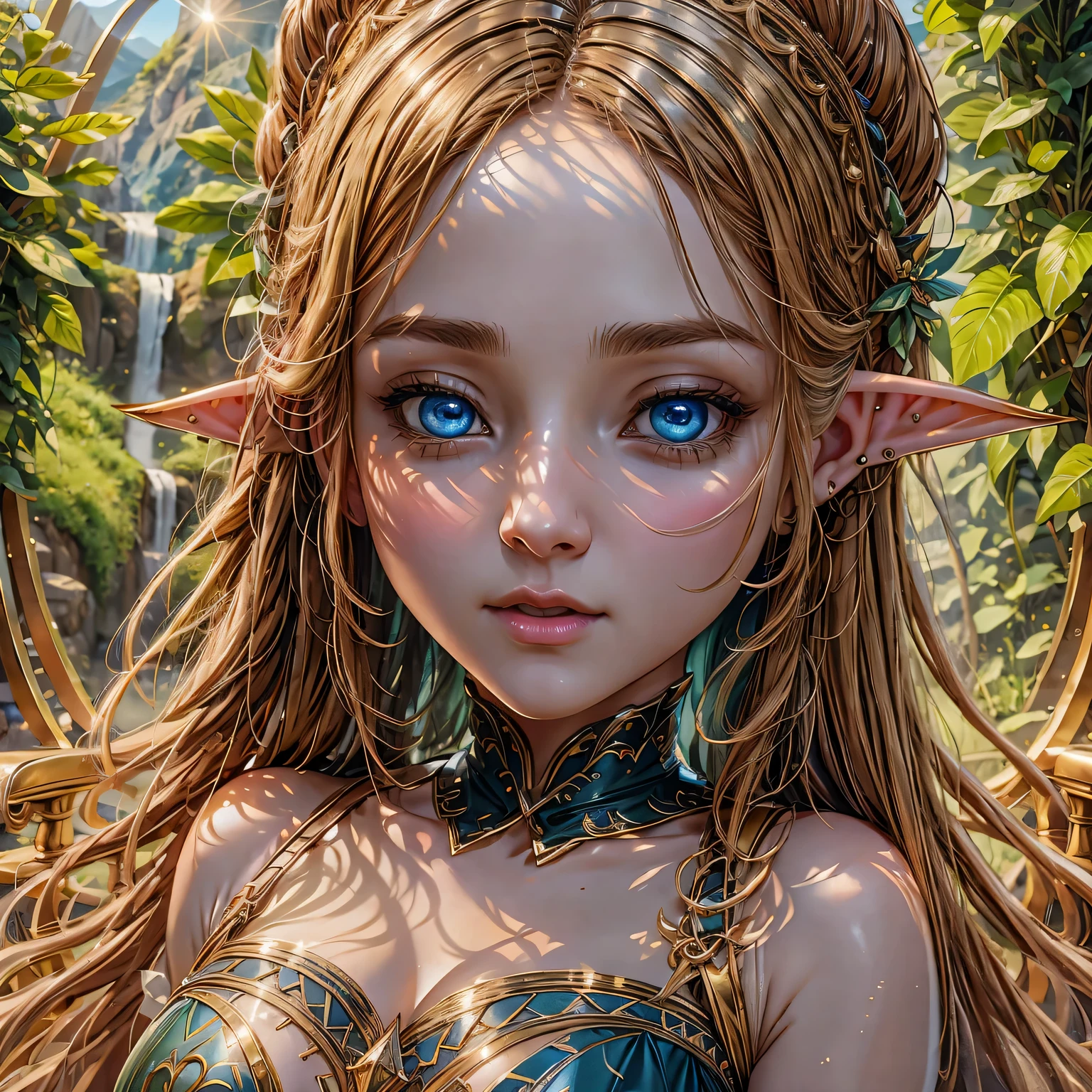 (detailed face, detailed eyes, clear skin, clear eyes), lotr, fantasy, elf, female, full body, looking at viewer, portrait, photography, detailed skin, realistic, photo-realistic, 8k, highly detailed, full length frame, High detail RAW color art, piercing, diffused soft lighting, shallow depth of field, sharp focus, hyperrealism, cinematic lighting
