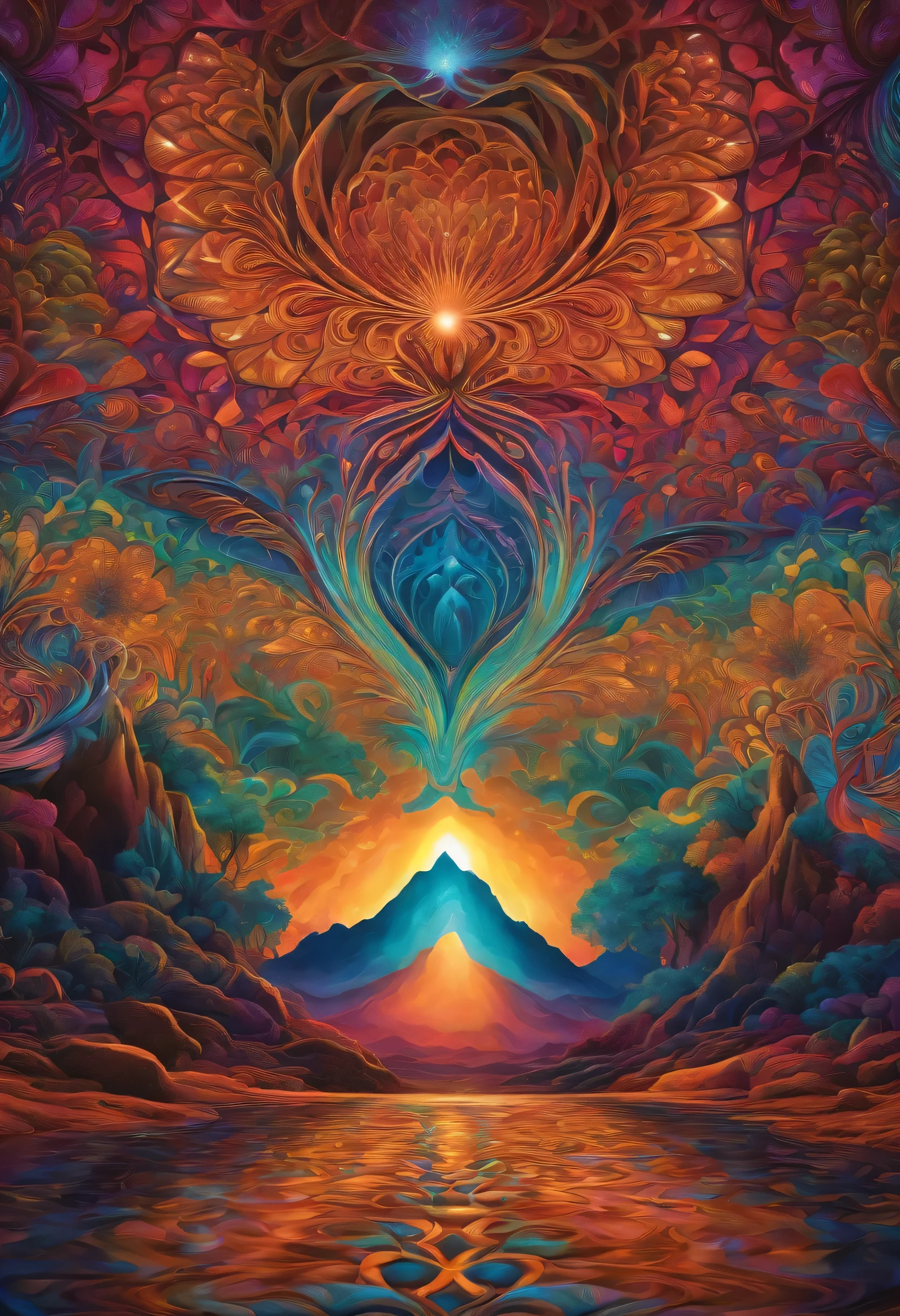 Psychedelic DMT trip