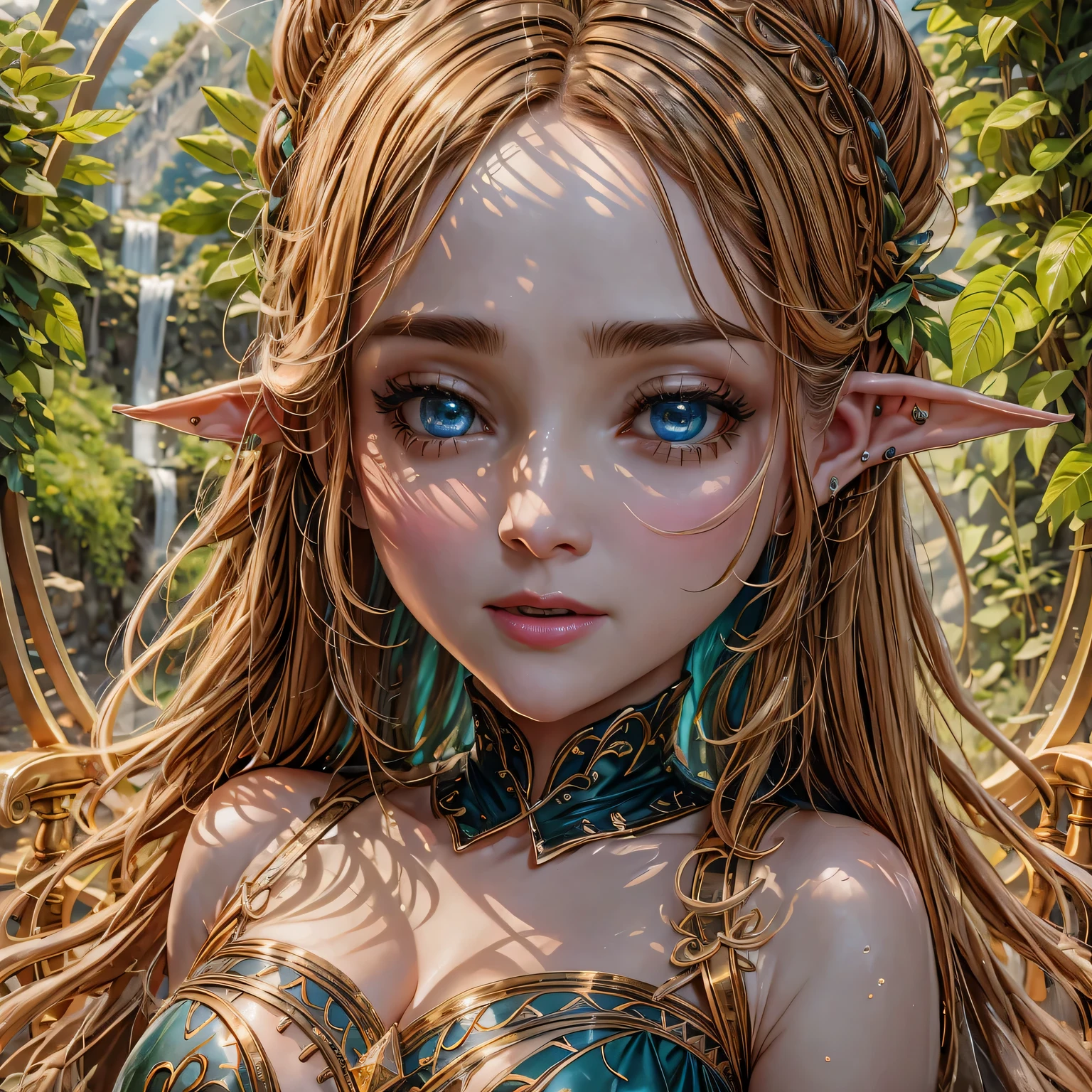 (detailed face, detailed eyes, clear skin, clear eyes), lotr, fantasy, elf, female, full body, looking at viewer, portrait, photography, detailed skin, realistic, photo-realistic, 8k, highly detailed, full length frame, High detail RAW color art, piercing, diffused soft lighting, shallow depth of field, sharp focus, hyperrealism, cinematic lighting
