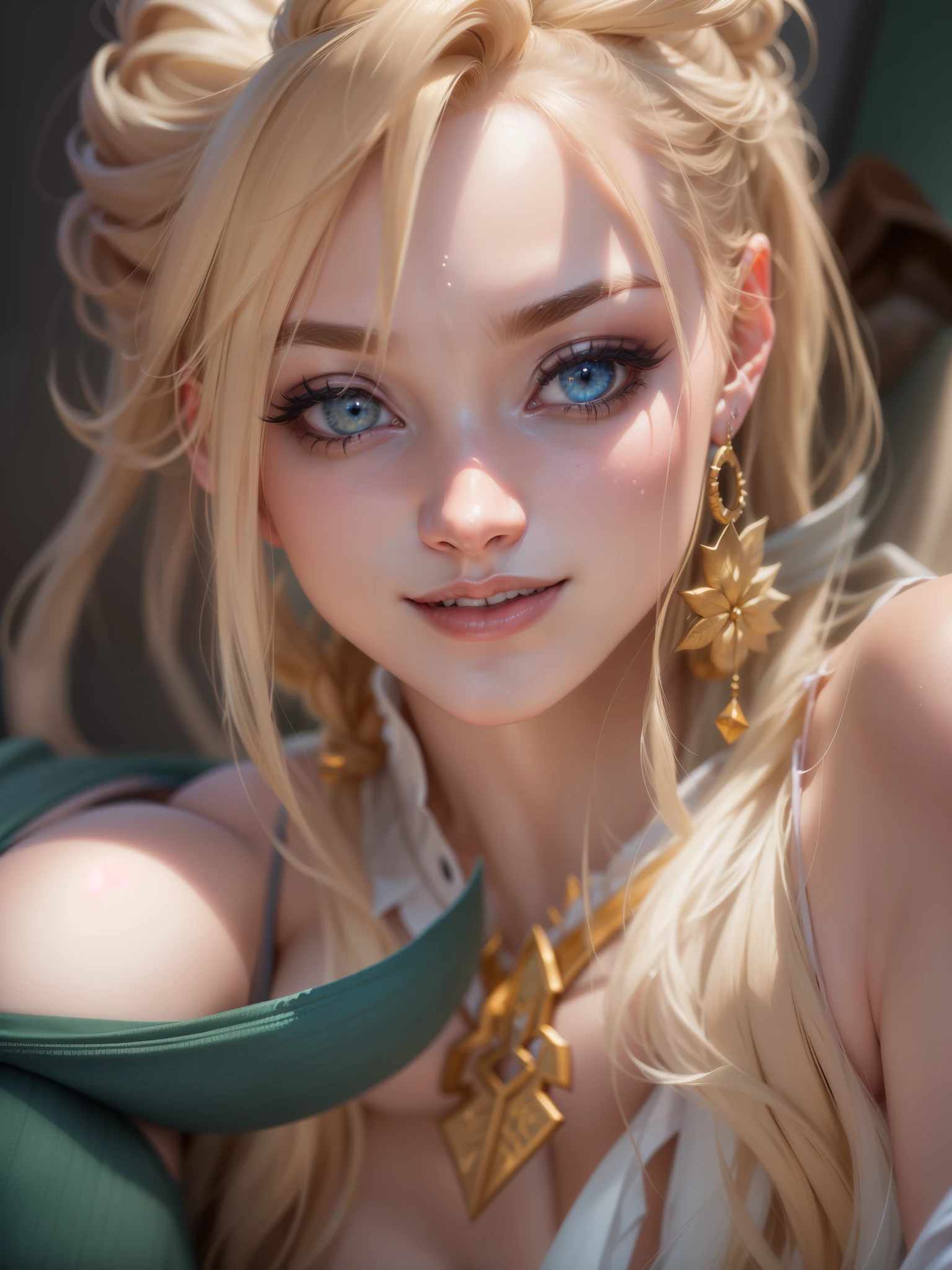 long blond hair woman in purple dress, elegant glamorous cosplay, glamorous cosplay, money, blonde hair princess, money as a super villain, gorgeous cosplay, alexa grace, Epic battle fantasy Natalie, blonde hair with pigtails, Anna Nikonova、Also known as New Milky, Samira from League of Legends,be familiar with,realistic, be familiar with, skin texture, hyper be familiar with, realistic skin texture, armature, highest quality, 超High resolution, (写真realistic:1.4),, High resolution, be familiar with, {{{{{{{(masterpiece, .CGI:1.4),(8k raw photo, best quality, masterpiece:1.2) super detailed official art,photorealistic:1.37, (outstanding, professional),masterpiece,best quality,ultra detailed,highres,high-resolution,4k,4kportrait,8k,8kportrait,unity8kwallpaper,extremely detailed CG,realistic,RAW photo,real person,portrait photography,photorealistic,shiny skin,detailed skin,(((dynamic angle full body 
 and dynamic angle wide shot
 and dynamic angle close-up
 and dynamic angle upper body
 and dynamic angle from above
 and dynamic angle from behind
 and dynamic angle from below
 ))),{{{{supermodel }}}},{{{{Photorealistic:1.4}}}}, beautiful detailed, highly detailed eyes and face, beautiful detailed eyes, ridiculous, incredibly ridiculous, super detailed, high resolution, highly detailed, top quality, masterpiece, illustration, highly detailed, CG, unified, 8k wallpaper, amazing, fine detail, masterpiece, top quality, highly detailed CG unified 8k wallpaper, face light, movie lighting,surrealistic female portrait, magic lights, 32K resolution, action poses, realistic photography, dynamic lighting, art station, volume lighting, highly detailed face, awarded, 
