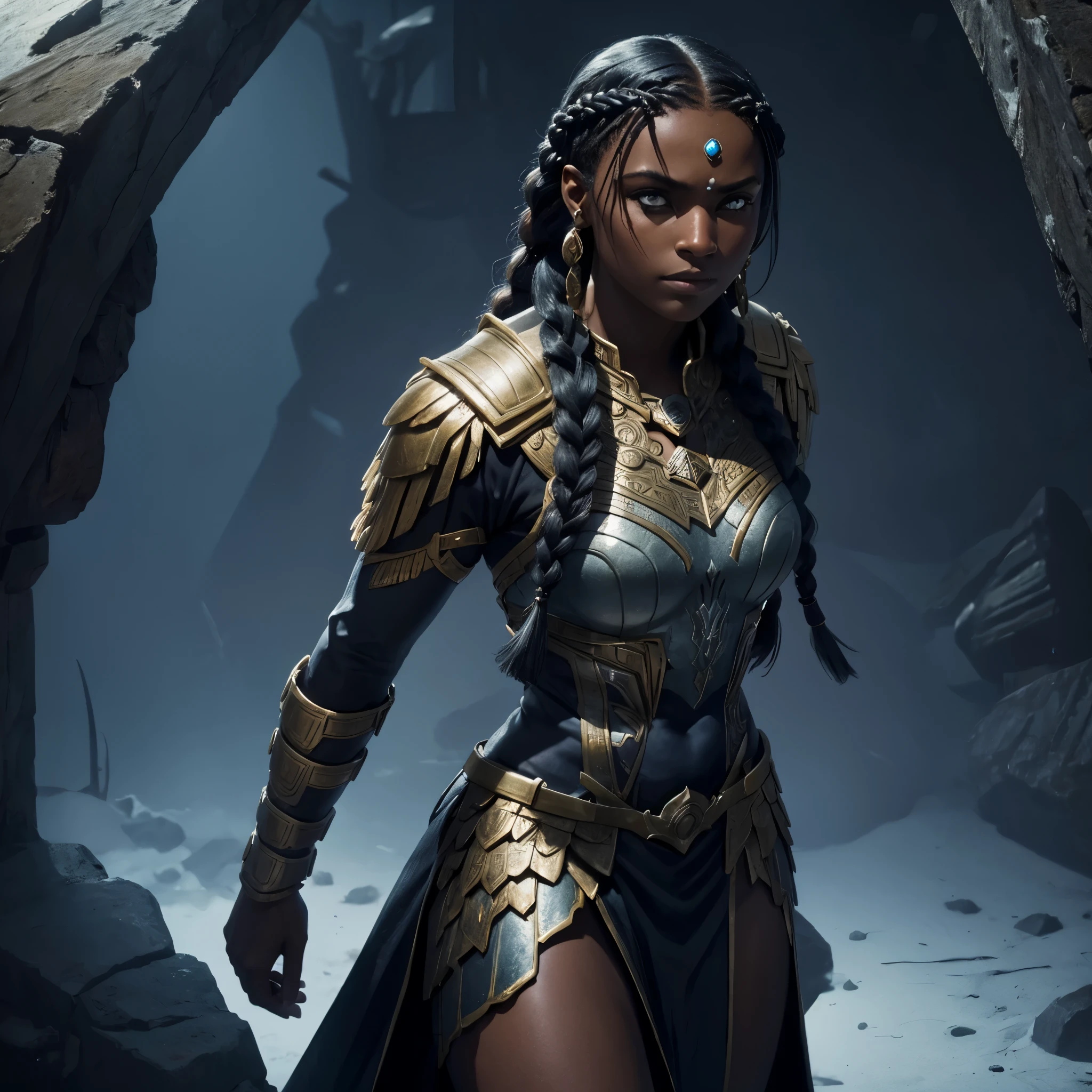 a naked female Ahsoka Tano from star Wars based on Emilia Clarke, highly detailed cinematic fantasy illustration, black outlining, full color illustration, in the style of BORIS VALLEJO & JULIE BELL, masterpiece, 8k, ultra-detailed, physically-based rendering, vivid colors, dramatic lighting, intricate background, photorealistic