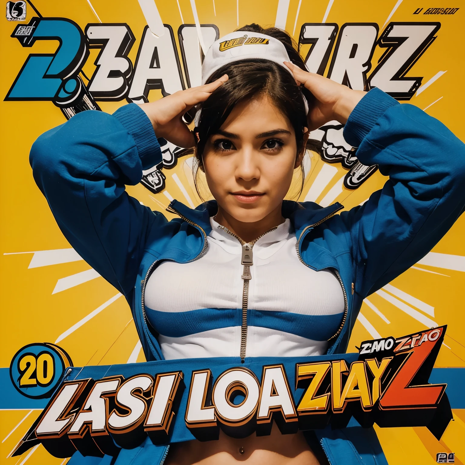 Obra maestra , mejor calidad, logotipo comic, con la leyenda , ZIP ZAP COMICS Y MANGAS.